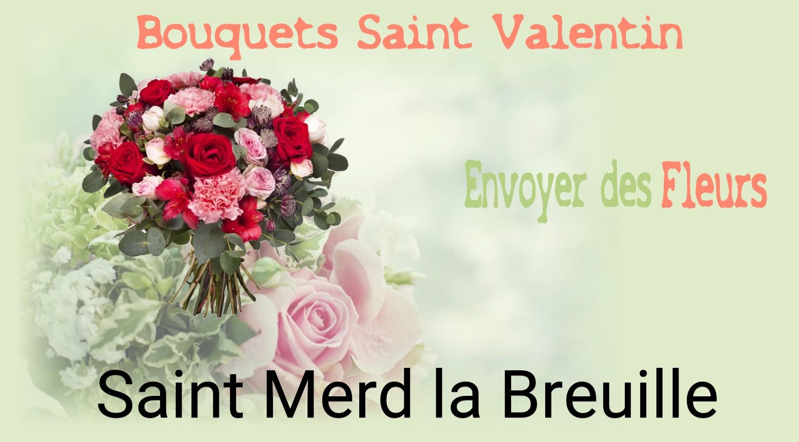 Roses de Saint-Valentin livrées à Saint-Merd-la-Breuille